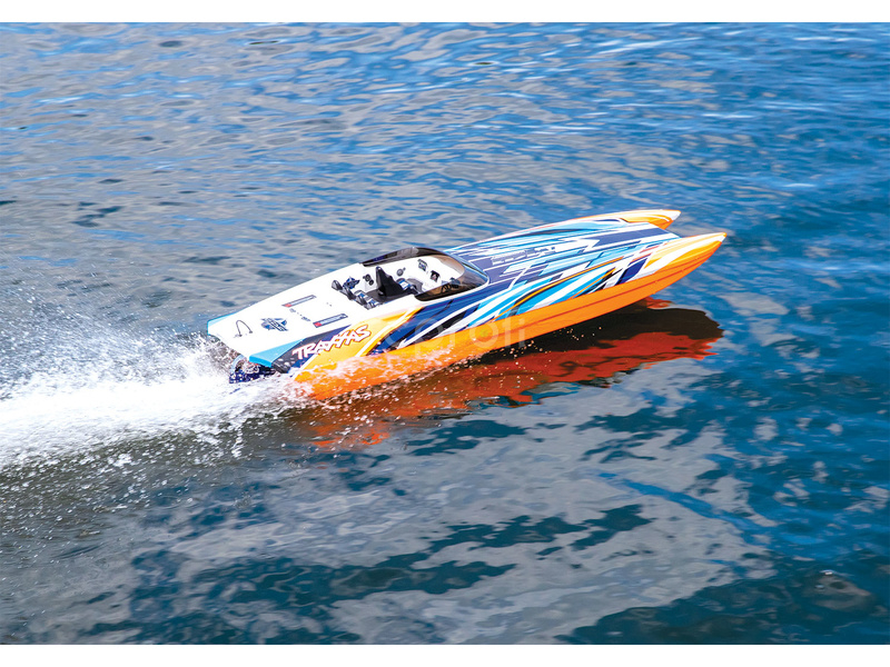 RC loď Traxxas DCB M41 RTR, červená