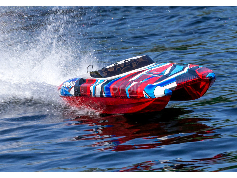 RC loď Traxxas DCB M41 RTR, červená