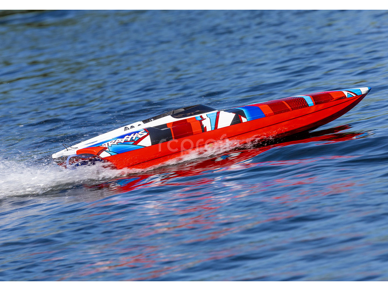 RC loď Traxxas DCB M41 RTR, červená