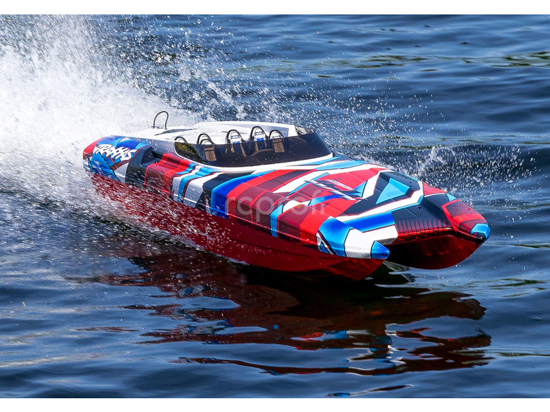 RC loď Traxxas DCB M41 RTR, červená