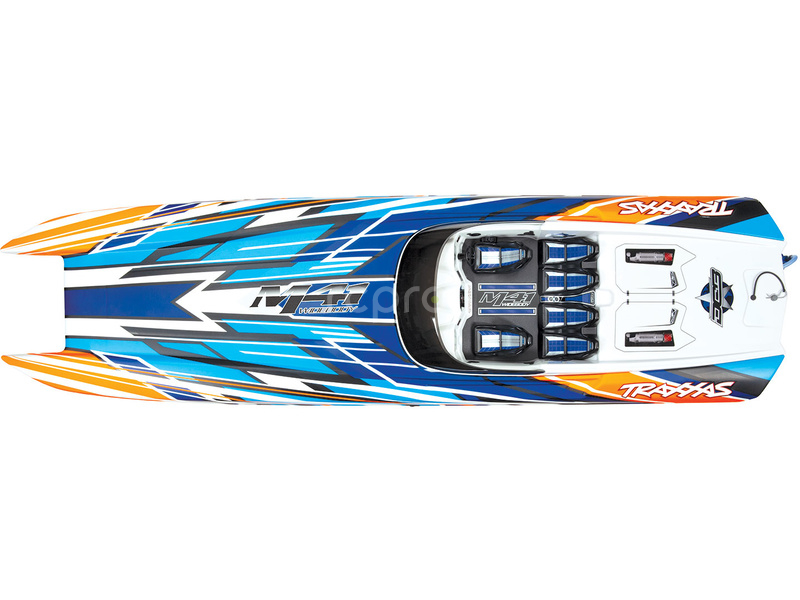 RC loď Traxxas DCB M41 RTR, červená