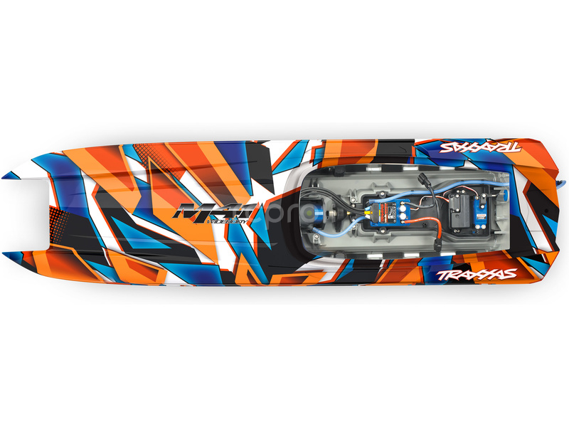RC loď Traxxas DCB M41 RTR, červená