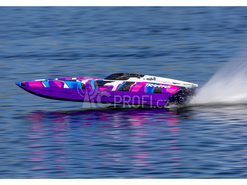 RC loď Traxxas DCB M41 TQi RTR, fialová