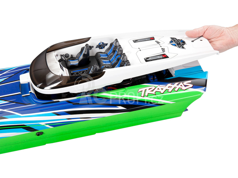 RC loď Traxxas DCB M41 TQi RTR, fialová