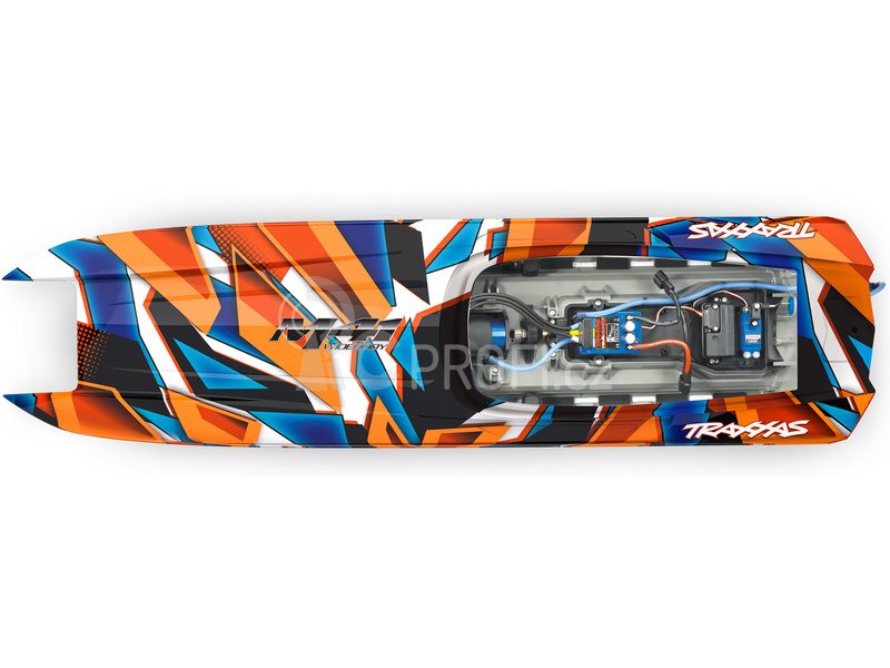 RC loď Traxxas DCB M41 TQi RTR, fialová