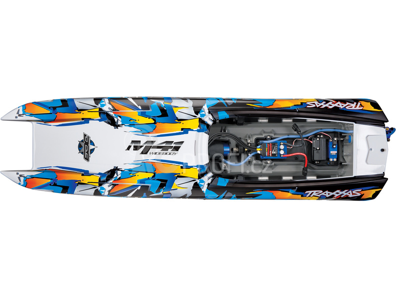 RC loď Traxxas DCB M41 TQi RTR, oranžová