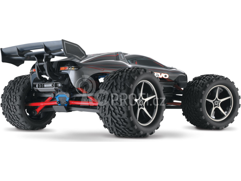 RC auto Traxxas E-Revo 1:16 RTR, stříbrná