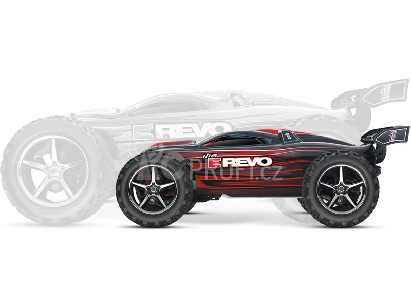 RC auto Traxxas E-Revo 1:16 RTR, stříbrná