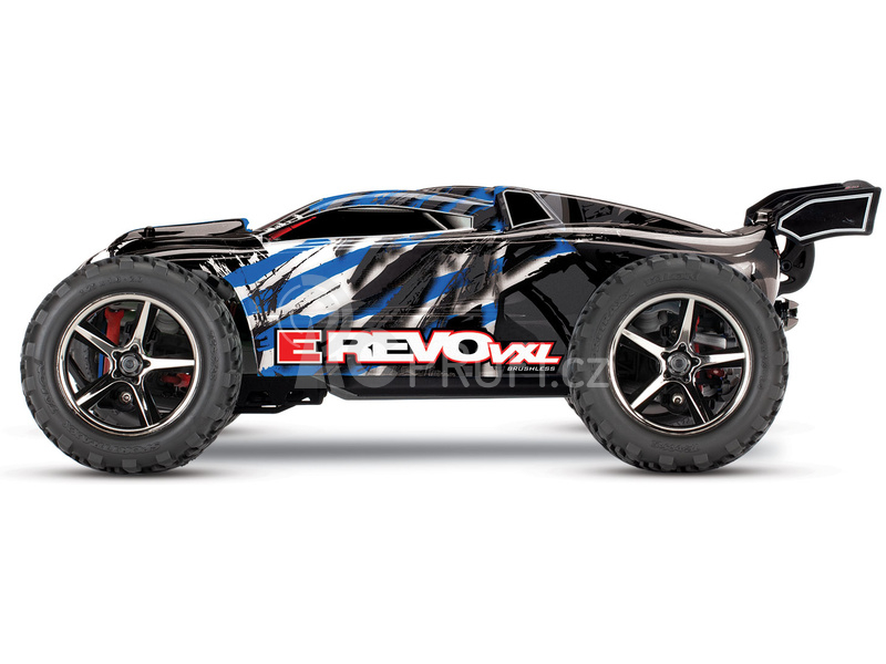 RC auto Traxxas E-Revo 1:16 VXL RTR, oranžová