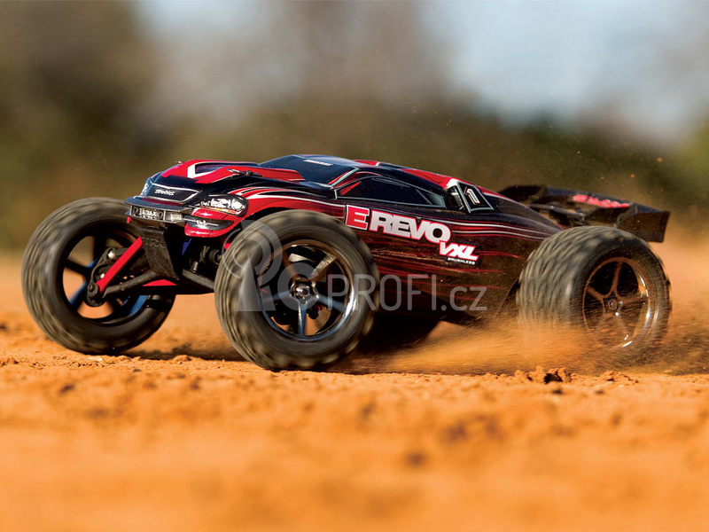 RC auto Traxxas E-Revo 1:16 VXL TQi RTR, červená