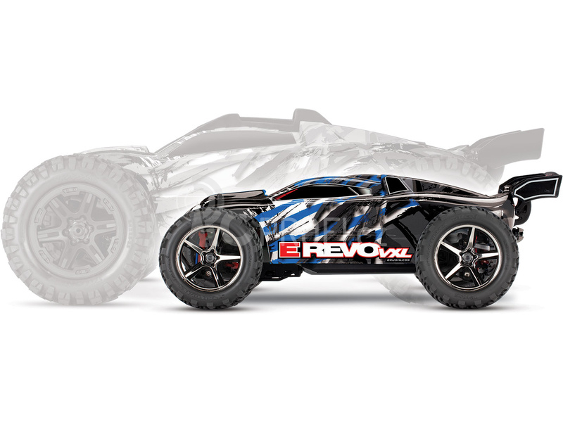 RC auto Traxxas E-Revo 1:16 VXL TQi RTR, modrá