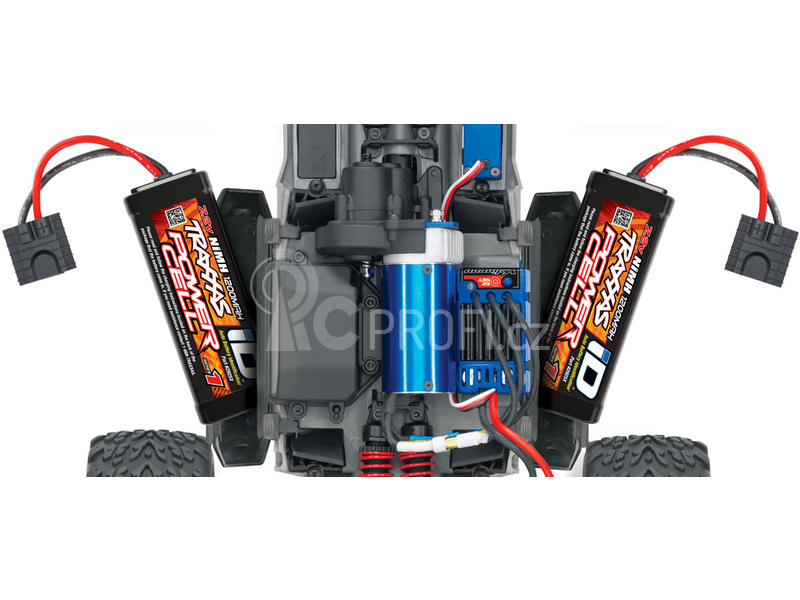 RC auto Traxxas E-Revo 1:16 VXL TQi RTR, modrá