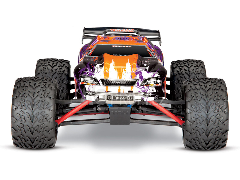 RC auto Traxxas E-Revo 1:16 VXL TQi RTR, oranžová