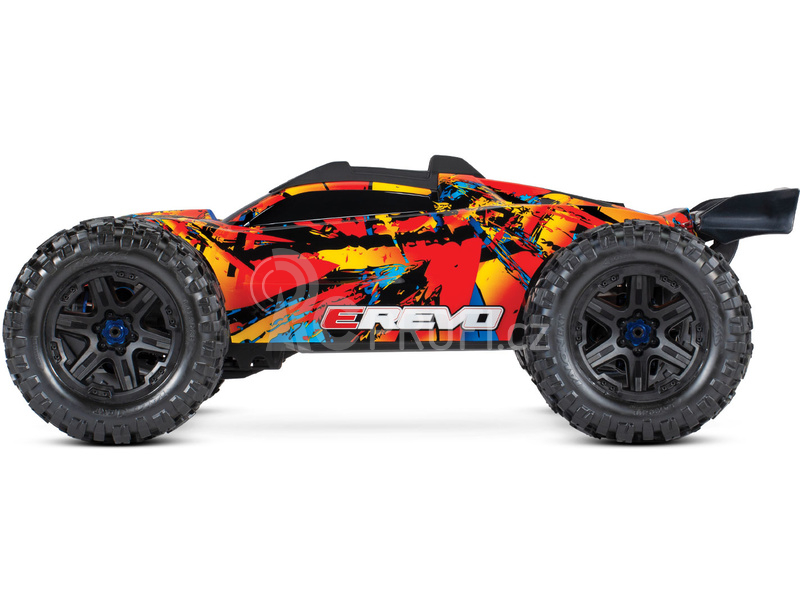 RC auto Traxxas E-Revo 1:8 VXL 4WD TQi RTR, Solar Flare