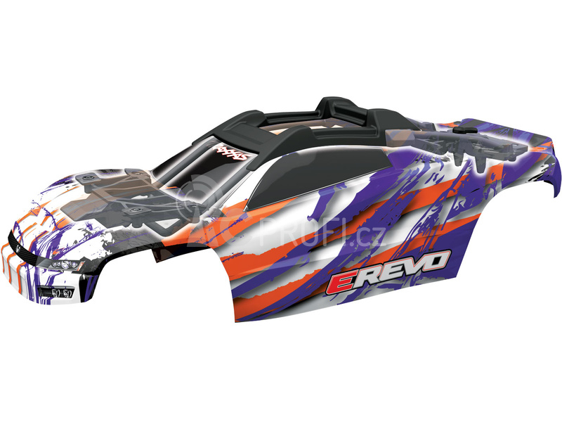 RC auto Traxxas E-Revo 1:8 VXL 4WD TQi RTR, Solar Flare