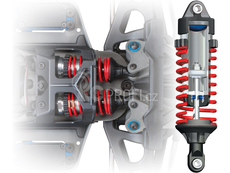RC auto Traxxas E-Revo 1:8 VXL RTR, fialová
