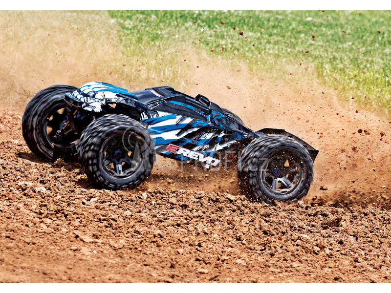 RC auto Traxxas E-Revo 1:8 VXL RTR, modrá