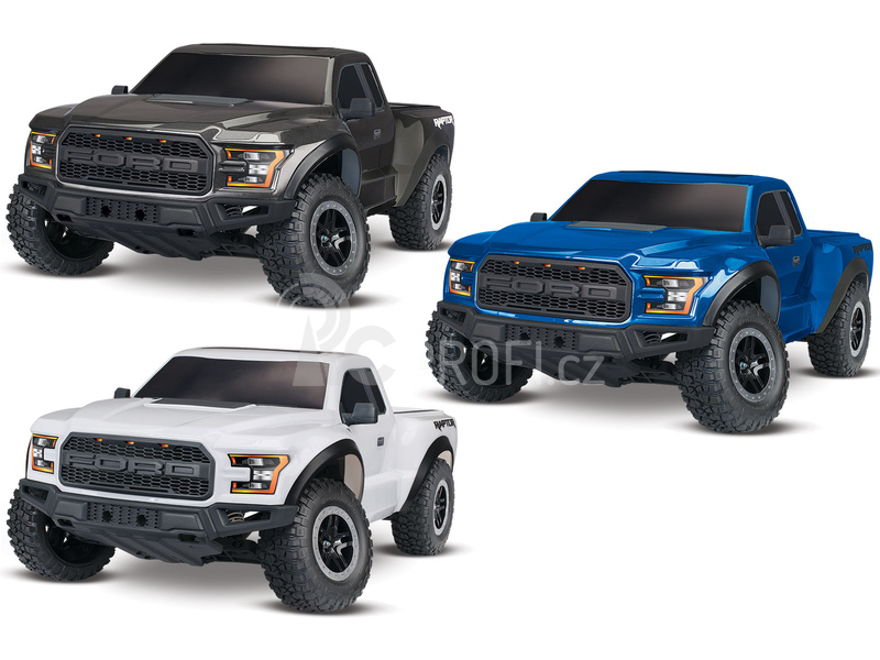 RC auto Traxxas Ford F-150 SVT Raptor 2017 1:10 RTR, červená