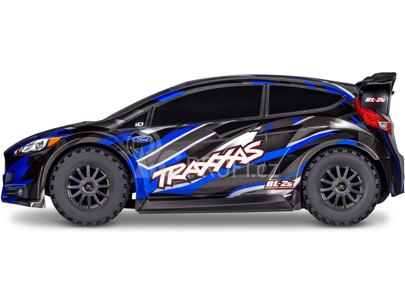 RC auto Traxxas Ford Fiesta 1:10 2BL 4WD RTR, modrá