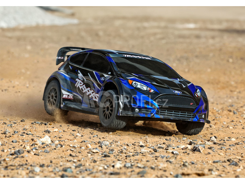 RC auto Traxxas Ford Fiesta 1:10 2BL 4WD RTR, modrá