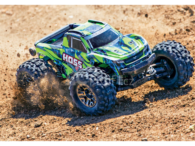 RC auto Traxxas Hoss 1:10 VXL 4WD TQi RTR, červená