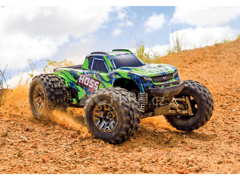 RC auto Traxxas Hoss 1:10 VXL 4WD TQi RTR, červená