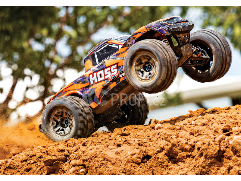 RC auto Traxxas Hoss 1:10 VXL 4WD TQi RTR, červená