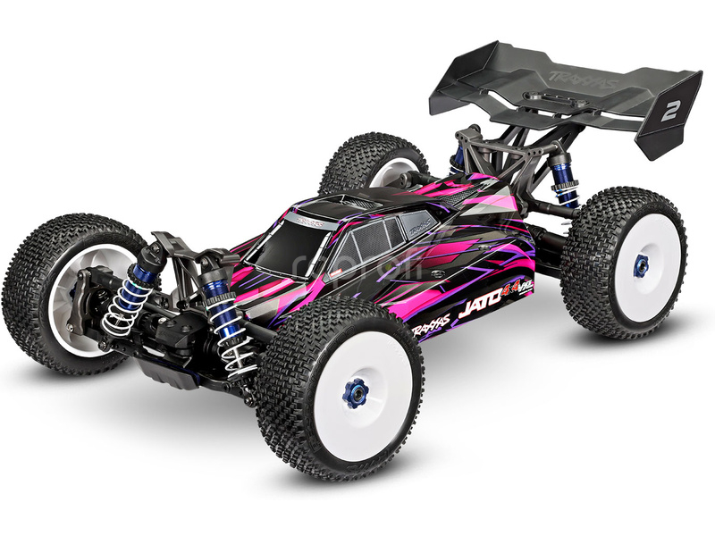 RC auto Traxxas Jato 1:8 4WD VXL-4S RTR, modrá