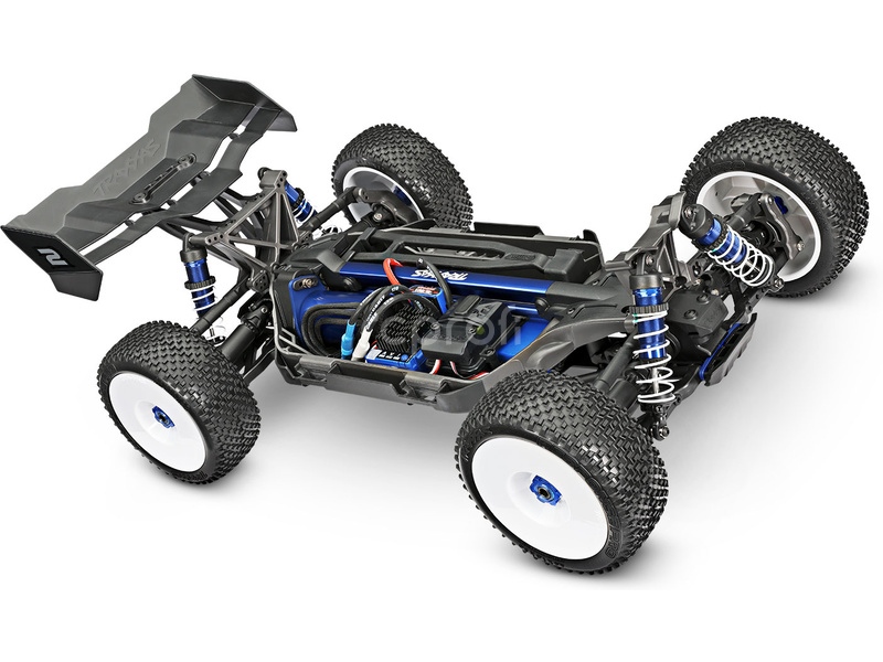RC auto Traxxas Jato 1:8 4WD VXL-4S RTR, modrá