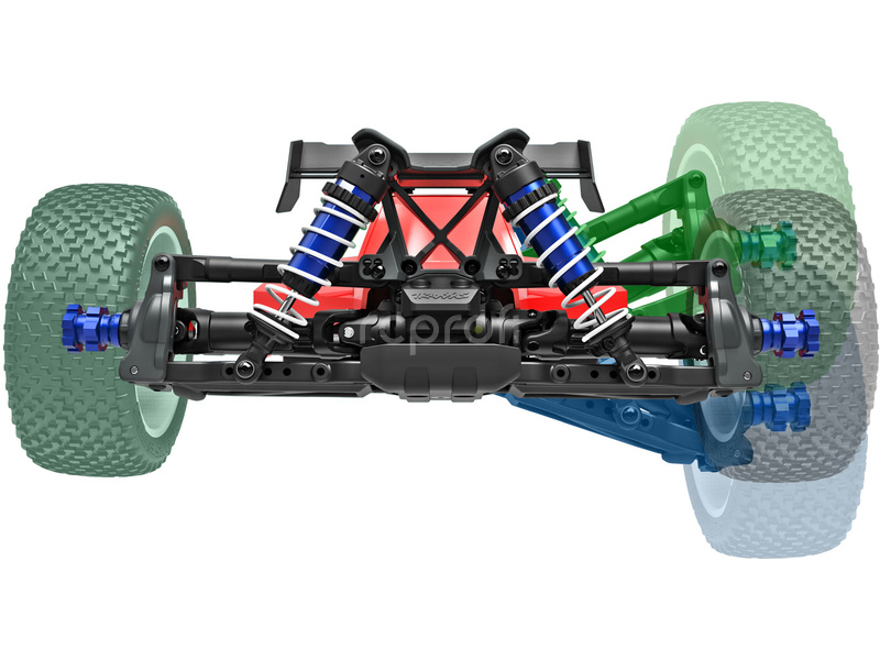 RC auto Traxxas Jato 1:8 4WD VXL-4S RTR, modrá