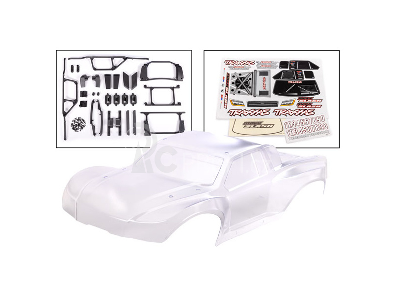 Traxxas karosérie Maxx Slash HD čirá