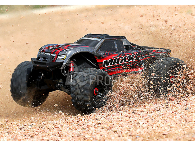 RC auto Traxxas Maxx 1:8 4WD TQi RTR, červená