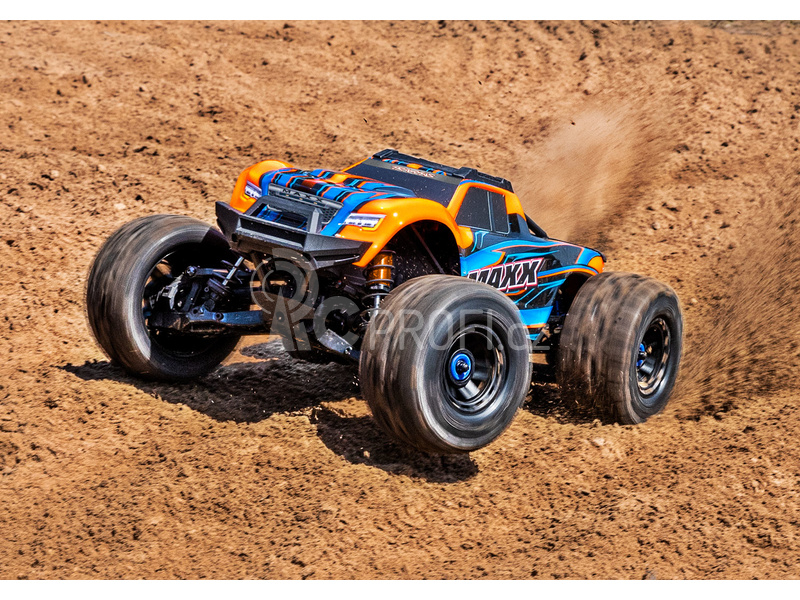 RC auto Traxxas Maxx 1:8 4WD TQi RTR, oranžová