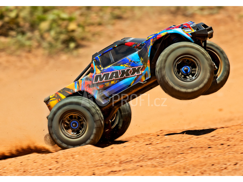 RC auto Traxxas Maxx 1:8 4WD TQi RTR, oranžová