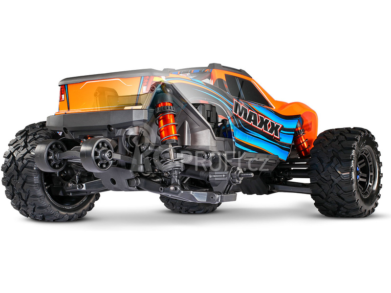 RC auto Traxxas Maxx 1:8 4WD TQi RTR, oranžová