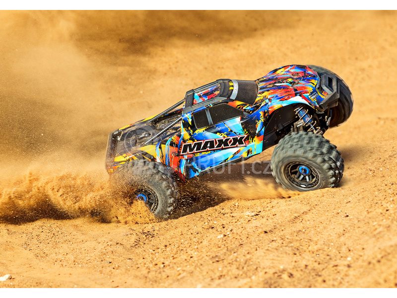 RC auto Traxxas Maxx 1:8 4WD TQi RTR, žlutá