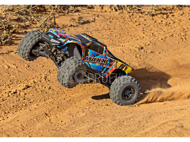 RC auto Traxxas Maxx 1:8 4WD TQi RTR, žlutá