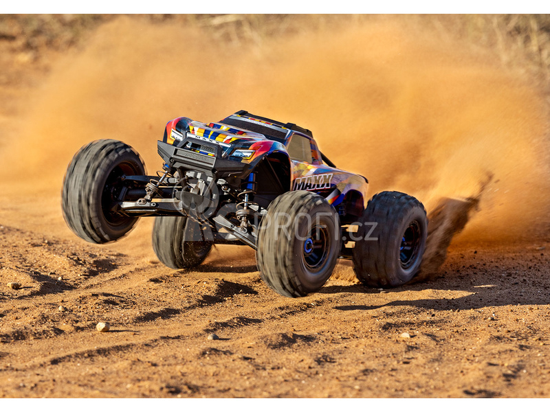 RC auto Traxxas Maxx 1:8 4WD TQi RTR, žlutá