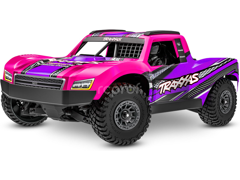 Traxxas Mini Slash 1:12 BL-2s 4WD RTR růžový