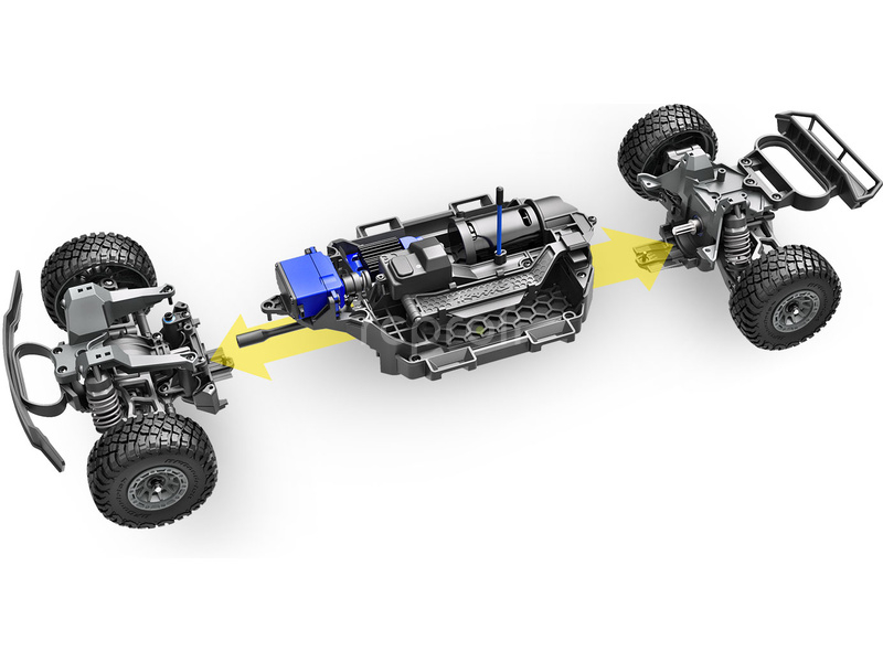 Traxxas Mini Slash 1:12 BL-2s 4WD RTR růžový
