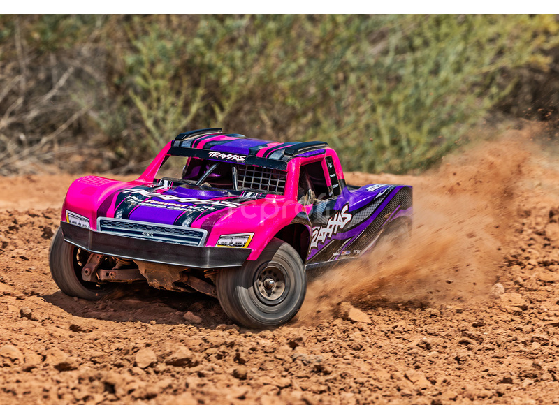 Traxxas Mini Slash 1:12 BL-2s 4WD RTR růžový