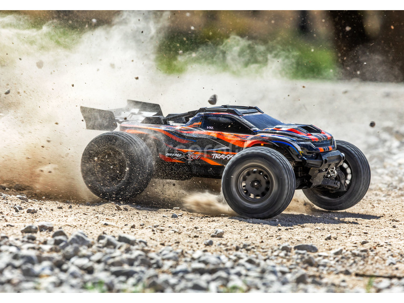 RC auto Traxxas Mini XRT 1:12 VXL-3s 4WD RTR, oranžová