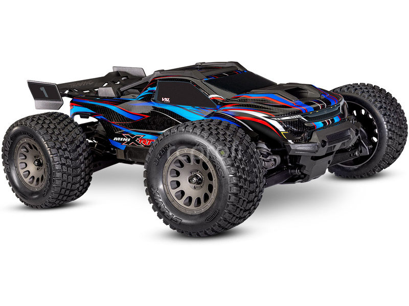 RC auto Traxxas Mini XRT 1:12 VXL-3s 4WD RTR, oranžová