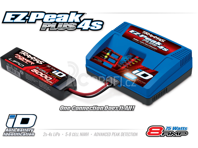 Traxxas nabíječ EZ-Peak Plus 4S 75W (2-4S)
