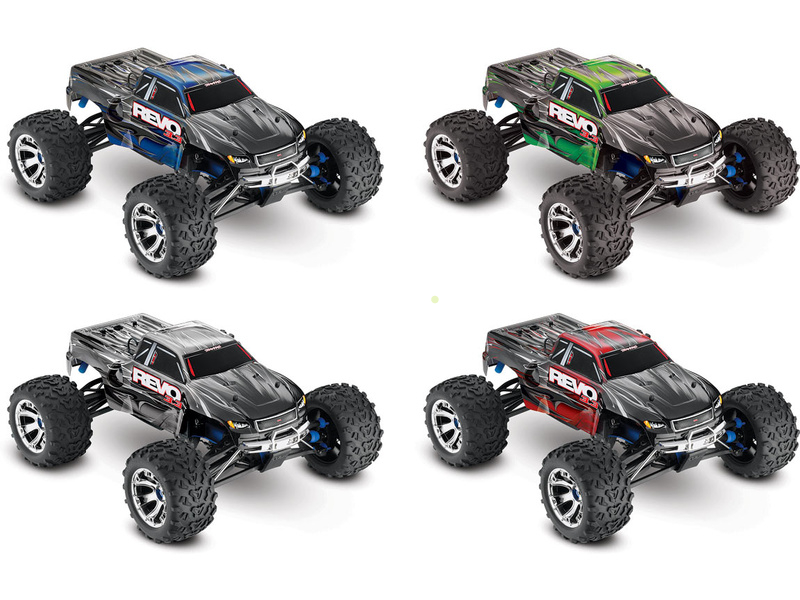 RC auto Traxxas Nitro Revo 1:8 s BlueTooth RTR, modrá