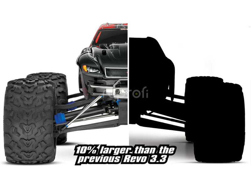 RC auto Traxxas Nitro Revo 1:8 s BlueTooth RTR, modrá