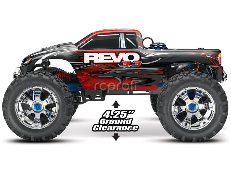 RC auto Traxxas Nitro Revo 1:8 s BlueTooth RTR, modrá