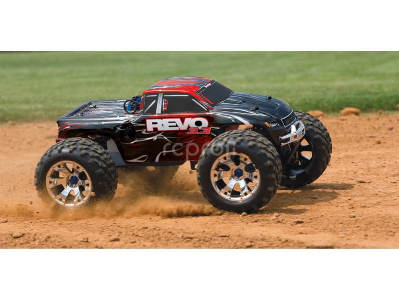 RC auto Traxxas Nitro Revo 1:8 s BlueTooth RTR, modrá
