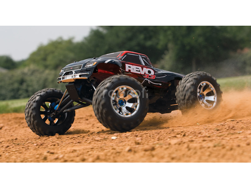 RC auto Traxxas Nitro Revo 1:8 s BlueTooth RTR, modrá