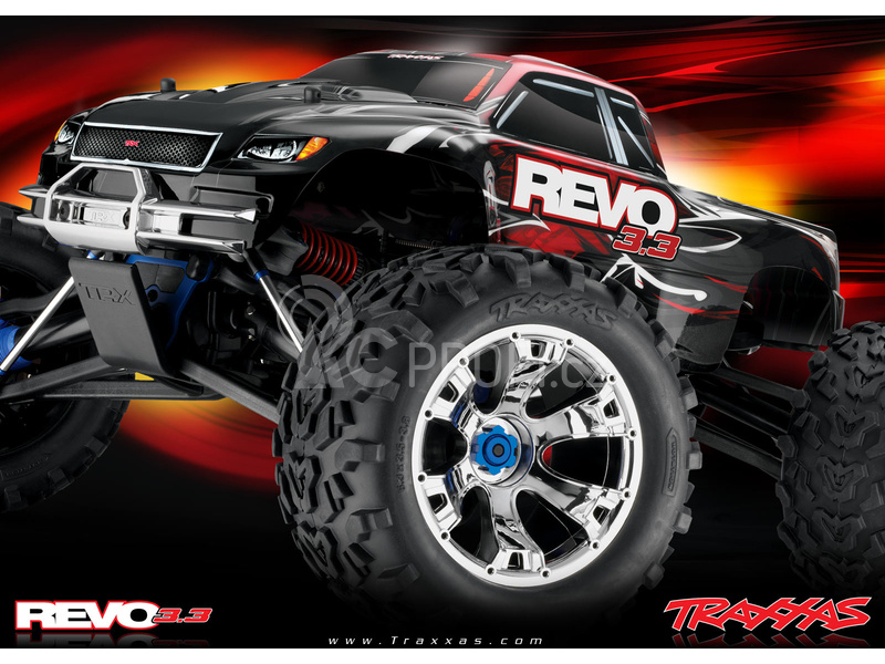 RC auto Traxxas Nitro Revo 1:8 TQi s BlueTooth RTR, červená